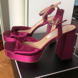 Platform Heel - fuschia